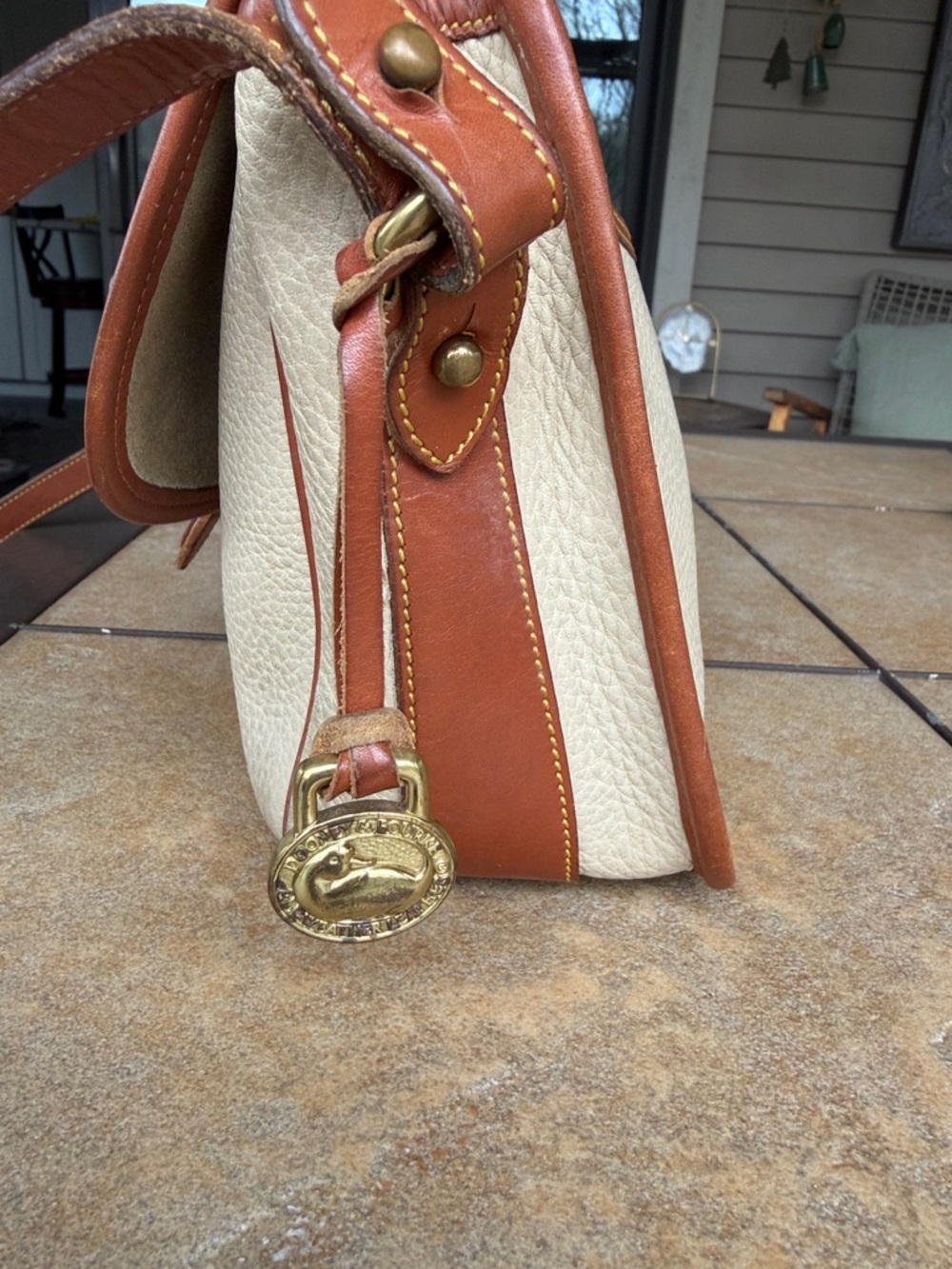 Dooney & Bourke Leather-Trim Crossbody Bag - Picture 4 of 8